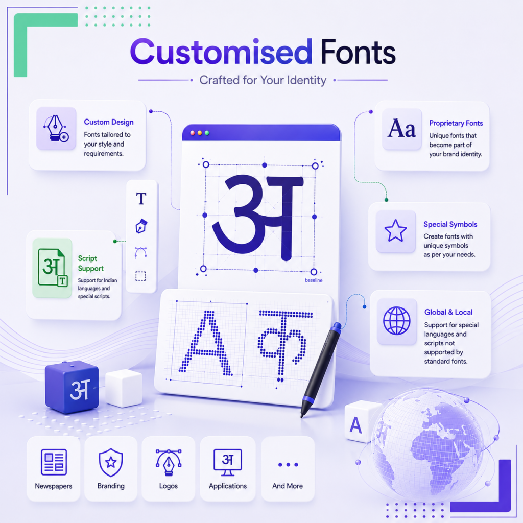 Custom Font Development - Modular-Infotech