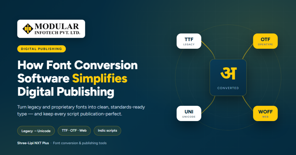 Font Conversion Software